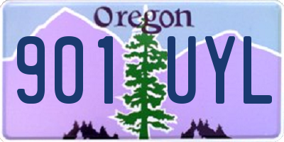OR license plate 901UYL