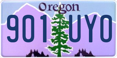 OR license plate 901UYO