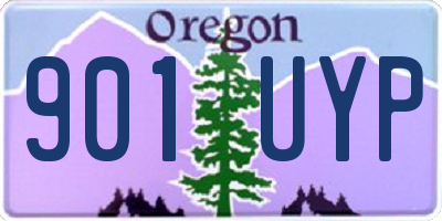 OR license plate 901UYP