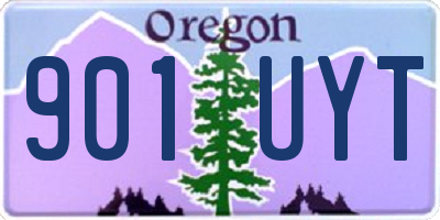 OR license plate 901UYT