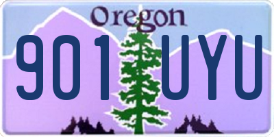 OR license plate 901UYU