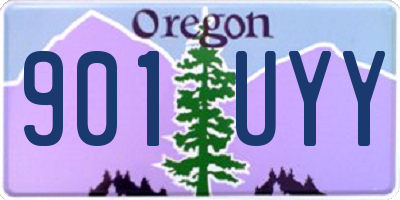 OR license plate 901UYY