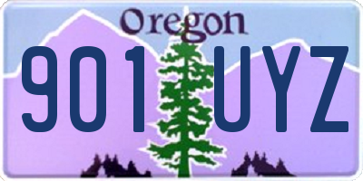 OR license plate 901UYZ