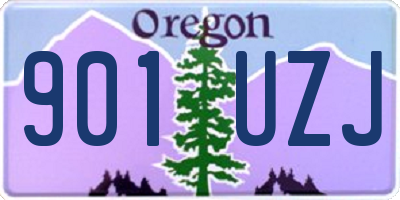 OR license plate 901UZJ