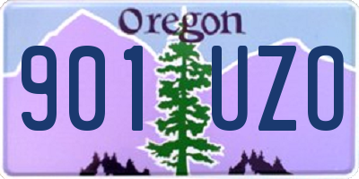 OR license plate 901UZO