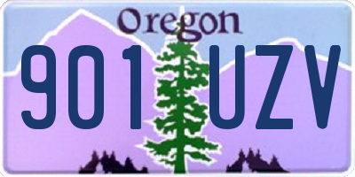 OR license plate 901UZV