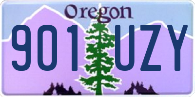 OR license plate 901UZY