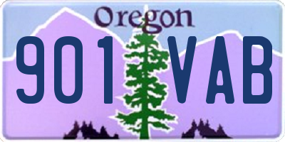 OR license plate 901VAB