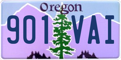 OR license plate 901VAI