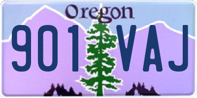 OR license plate 901VAJ