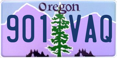 OR license plate 901VAQ