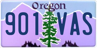 OR license plate 901VAS