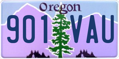 OR license plate 901VAU