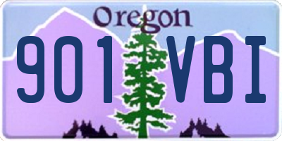 OR license plate 901VBI