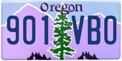 OR license plate 901VBO