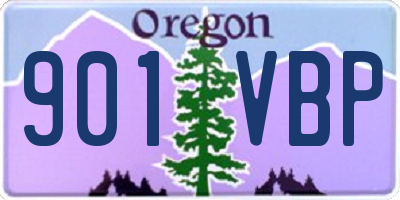 OR license plate 901VBP