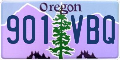 OR license plate 901VBQ