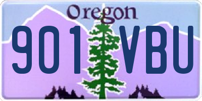 OR license plate 901VBU