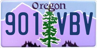 OR license plate 901VBV