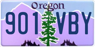OR license plate 901VBY