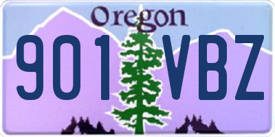OR license plate 901VBZ