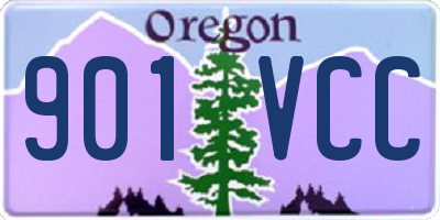 OR license plate 901VCC