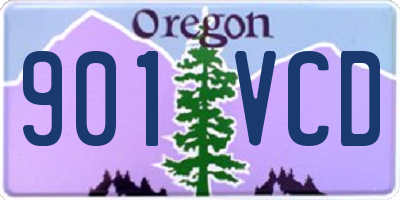 OR license plate 901VCD