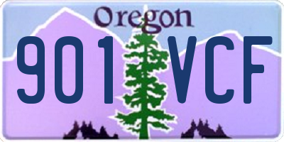 OR license plate 901VCF