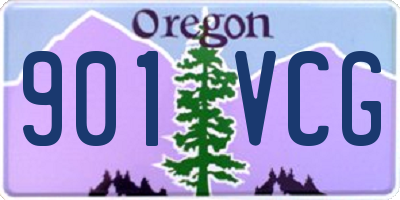 OR license plate 901VCG