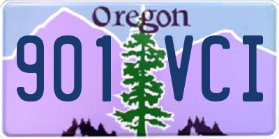 OR license plate 901VCI
