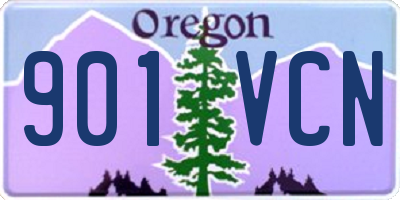 OR license plate 901VCN