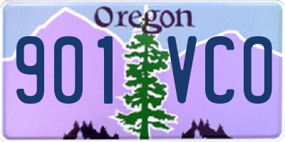 OR license plate 901VCO