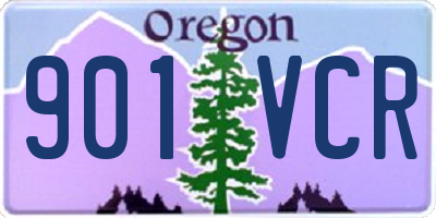OR license plate 901VCR