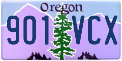 OR license plate 901VCX