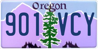 OR license plate 901VCY