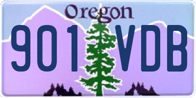 OR license plate 901VDB