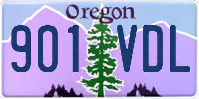 OR license plate 901VDL