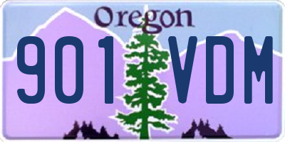 OR license plate 901VDM