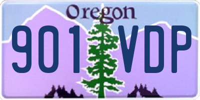 OR license plate 901VDP