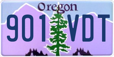 OR license plate 901VDT