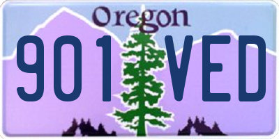 OR license plate 901VED