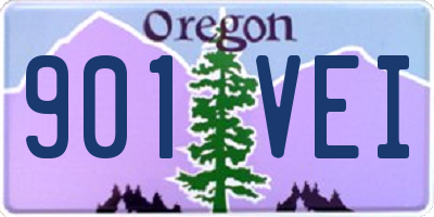 OR license plate 901VEI