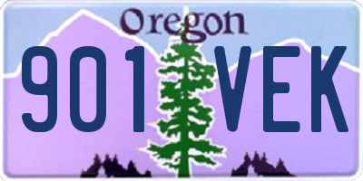 OR license plate 901VEK