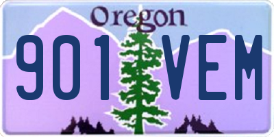 OR license plate 901VEM