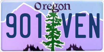 OR license plate 901VEN