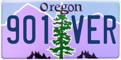 OR license plate 901VER