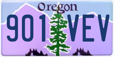 OR license plate 901VEV