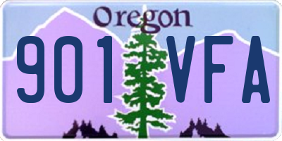 OR license plate 901VFA