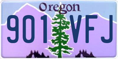 OR license plate 901VFJ