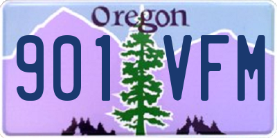 OR license plate 901VFM